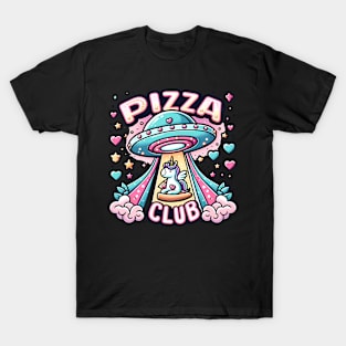 Funny Pizza , Unicorn, Ufo, Pizza Club T-Shirt